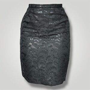Dolce & Gabbana Black Midi Skirt